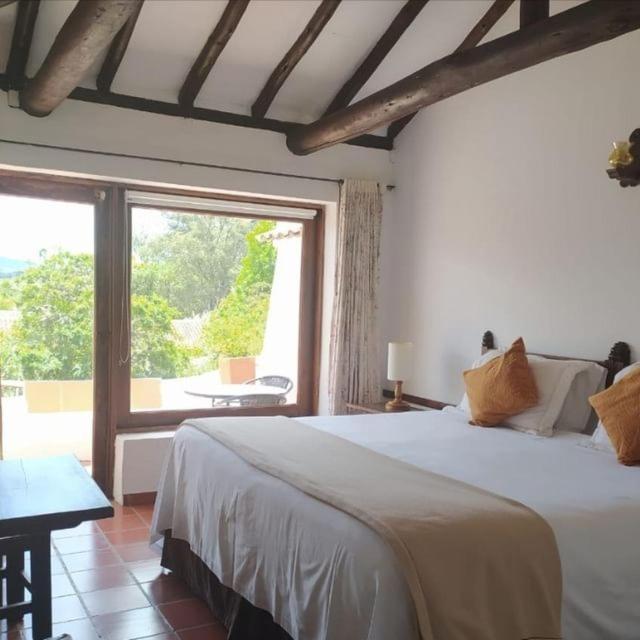 Hotel Meson De Los Virreyes Villa de Leyva Bagian luar foto