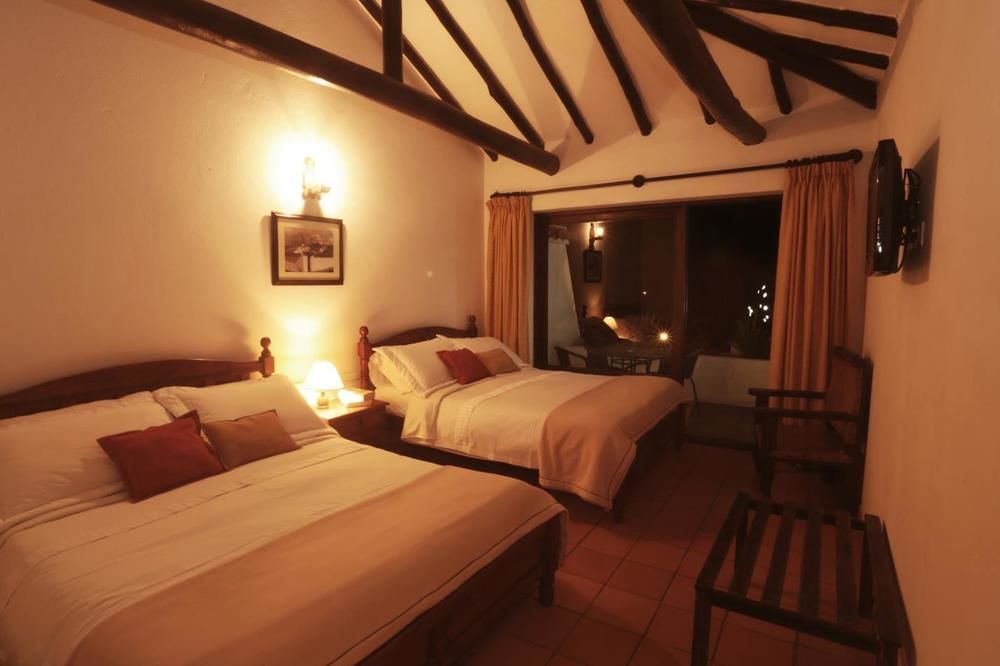 Hotel Meson De Los Virreyes Villa de Leyva Bagian luar foto